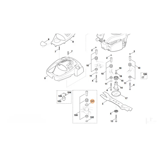 STIHL  Podkładka 6375 763 0900